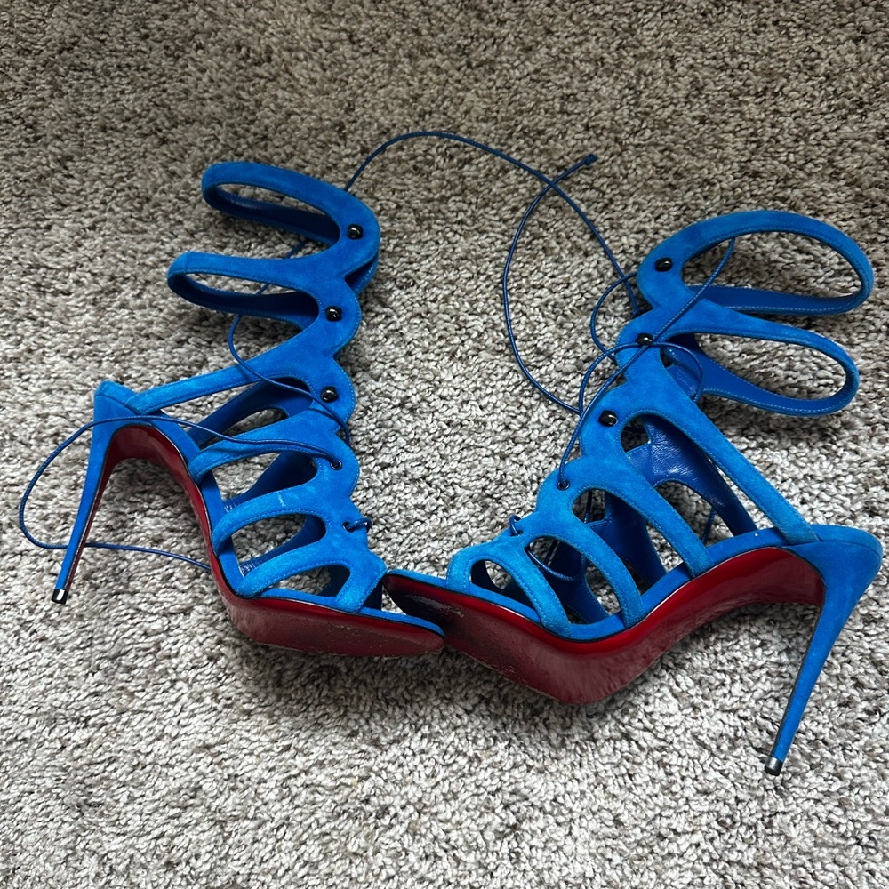 Blue Christian Loubs